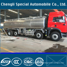 8X4 FAW 35000liters Milk Transport Tank Truck